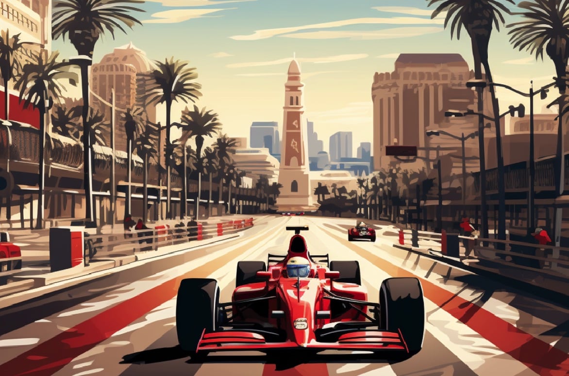 F1 - Grand Prix - Las Vegas - Illustration